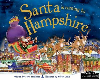 Book cover for Santa is Coming to Hampshire