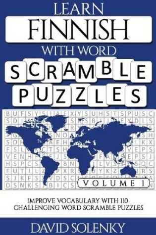 Cover of Learn Finnish with Word Scramble Puzzles Volume 1