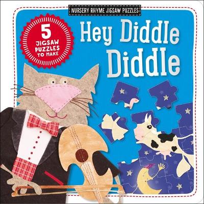 Book cover for Nursery Rhyme Jigsaw Puzzles:  Hey Diddle Diddle