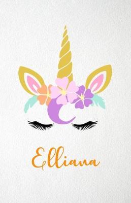 Book cover for Elliana A5 Lined Notebook 110 Pages