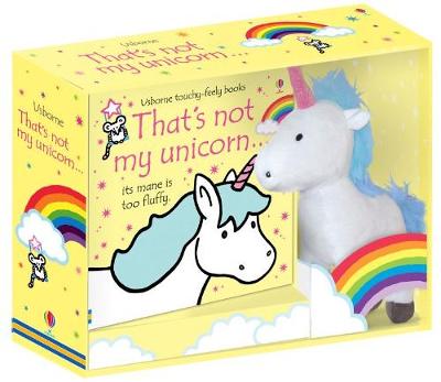 Book cover for That's not my unicorn... Book and Toy