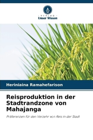 Cover of Reisproduktion in der Stadtrandzone von Mahajanga