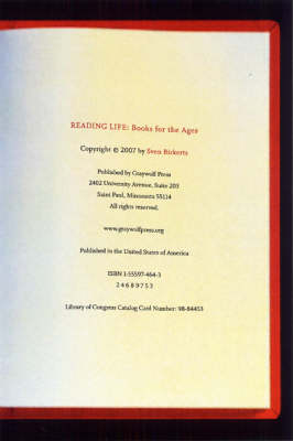 Book cover for Reading Life