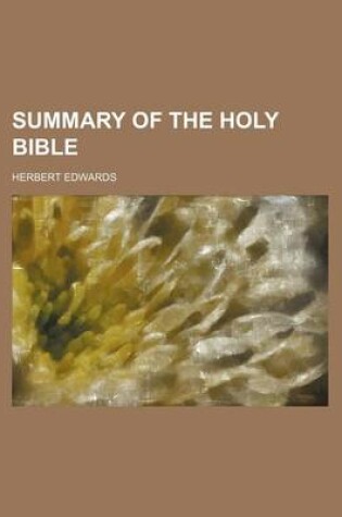 Cover of Summary of the Holy Bible