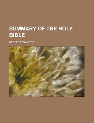 Book cover for Summary of the Holy Bible