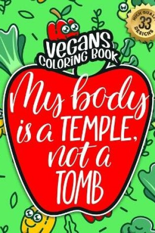 Cover of Vegans Coloring Book