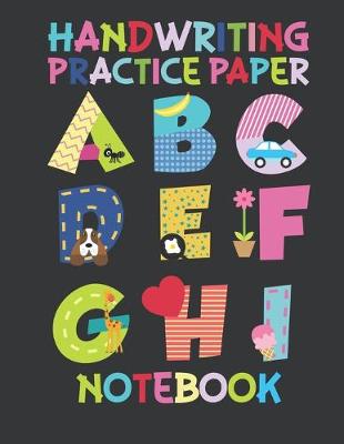 Book cover for Handwriting Practice Paper Notebook