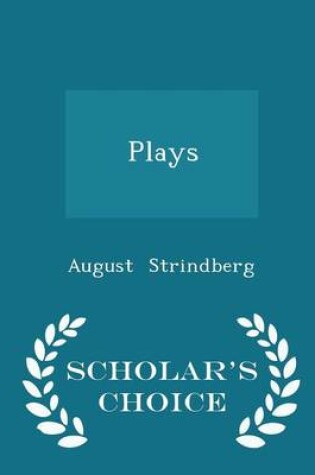 Cover of Plays - Scholar's Choice Edition