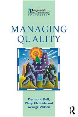 Cover of Managing Quality