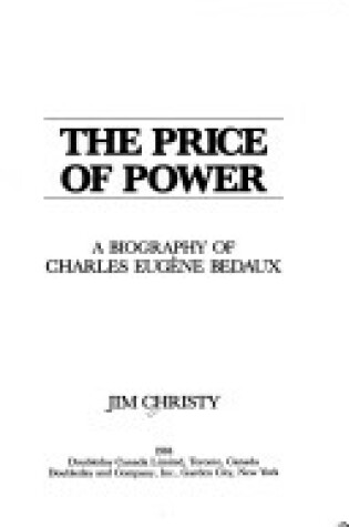 Cover of The Price of Power