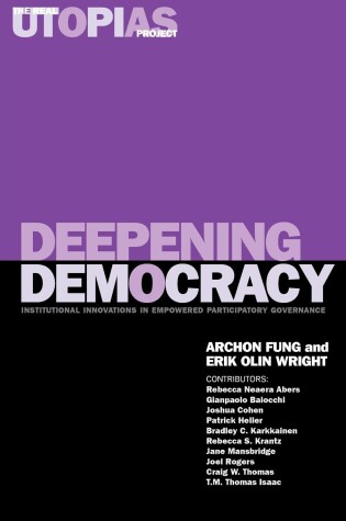 Cover of Deepening Democracy
