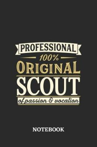 Cover of Professional Original Scout Notebook of Passion and Vocation