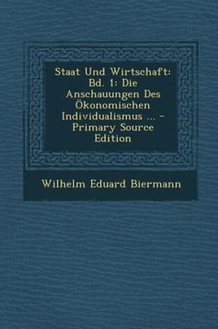 Cover of Staat Und Wirtschaft