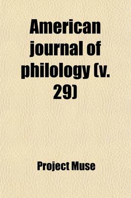 Book cover for American Journal of Philology (Volume 5)