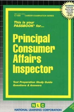 Cover of Principal Consumer Affairs Inspector