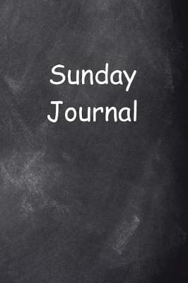 Cover of Sunday Journal Chalkboard Design