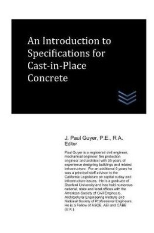 Cover of An Introduction to Specifications for Cast-in-Place Concrete