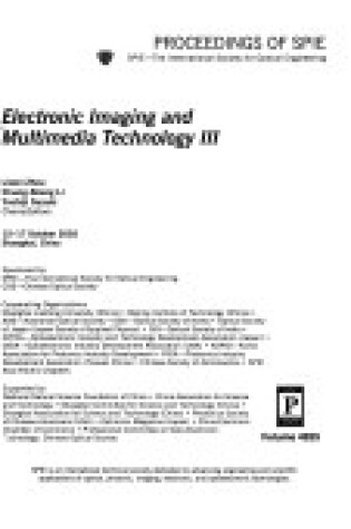 Cover of Electronic Imaging and Multimedia Technology Iii