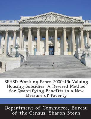 Book cover for Sehsd Working Paper 2000-15