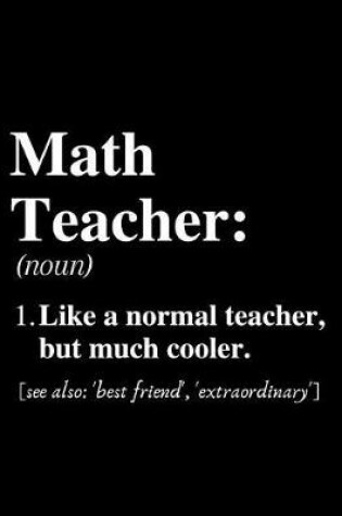 Cover of Math Teacher...