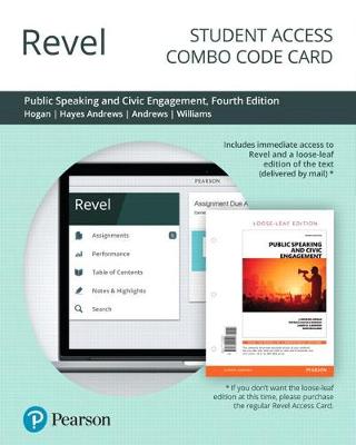 Book cover for Revel for Public Speaking and Civic Engagement -- Combo Access Card