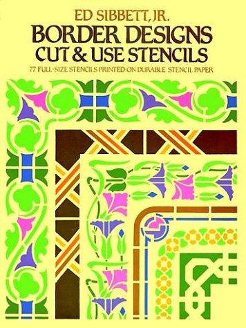 Book cover for Border Designs Cut & Use Stencils