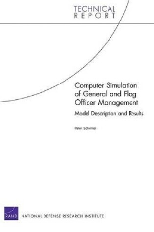Cover of Computer Simulation of General and Flag Officer Management