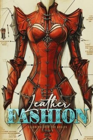 Cover of Leather Fashion Coloring Book for Adults