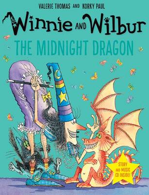 Book cover for Winnie and Wilbur: The Midnight Dragon with audio CD