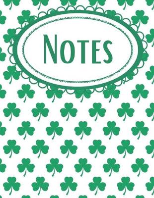 Book cover for Shamrock Irish School Composition Notebook