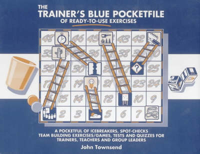 Book cover for The Trainer's Blue Pocketfile of Ready to Use Exercises