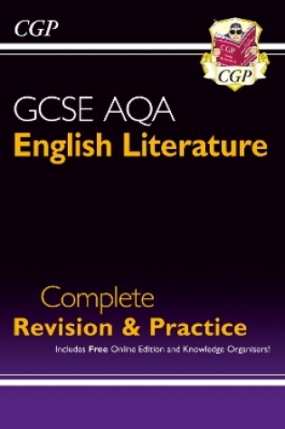 Cover of New GCSE English Literature AQA Complete Revision & Practice - includes Online Edition