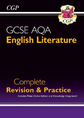 Book cover for New GCSE English Literature AQA Complete Revision & Practice - includes Online Edition