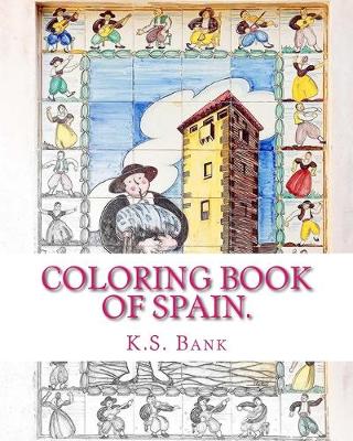 Book cover for Coloring Book of Spain.