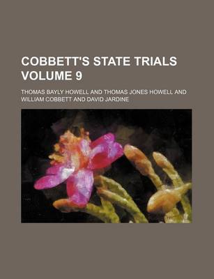 Book cover for Cobbett's State Trials Volume 9