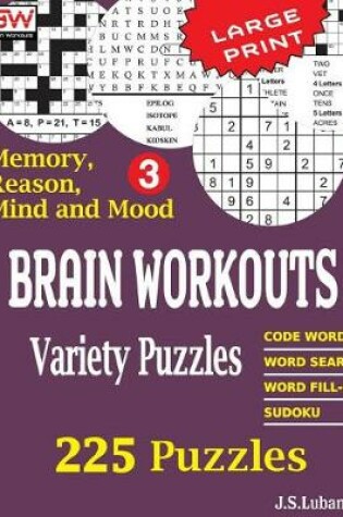 Cover of BRAIN WORKOUTS Variety Puzzles 3