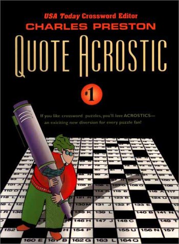 Book cover for Quote Acrostic One