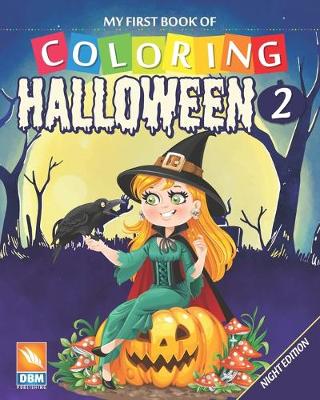 Book cover for My first book of coloring - Halloween 2 - Night edition