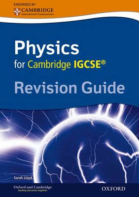 Book cover for Cambridge Physics IGCSE Revision Guide