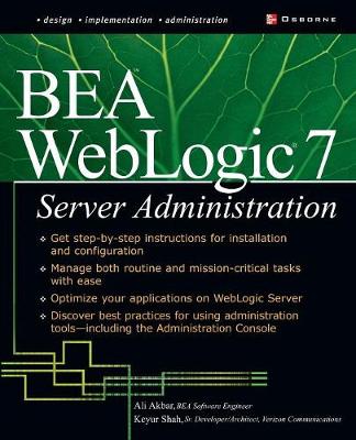 Book cover for BEA WebLogic Server Administration