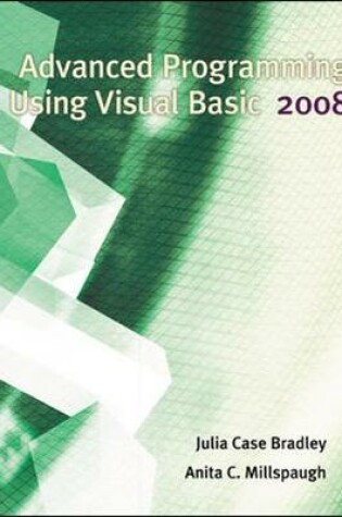 Cover of Advanced Programming Using Visual Basic 2008