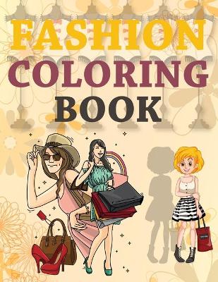 Book cover for Fashion Coloring Book