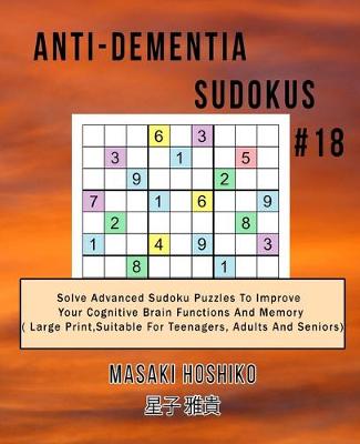 Book cover for Anti-dementia Sudokus #18