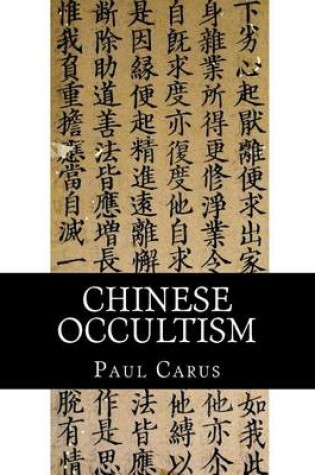 Cover of Chinese Occultism