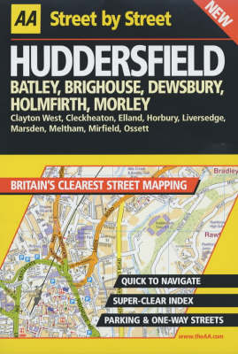 Cover of AA Street by Street Huddersfield