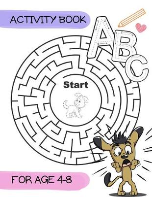 Book cover for Activity book for age 4-8