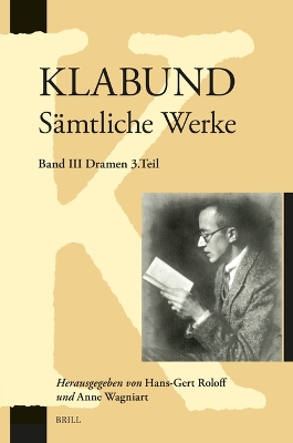 Book cover for Klabund: Samtliche Werke, Band III: Dramen, Dritter Teil