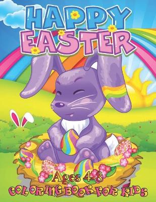 Book cover for Easter Coloring Book for Kids Ages 4-8