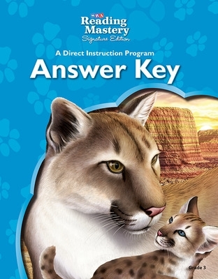 Book cover for Reading Mastery Reading/Literature Strand Grade 3, Answer Key