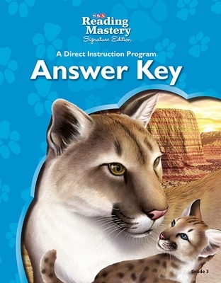 Cover of Reading Mastery Reading/Literature Strand Grade 3, Answer Key